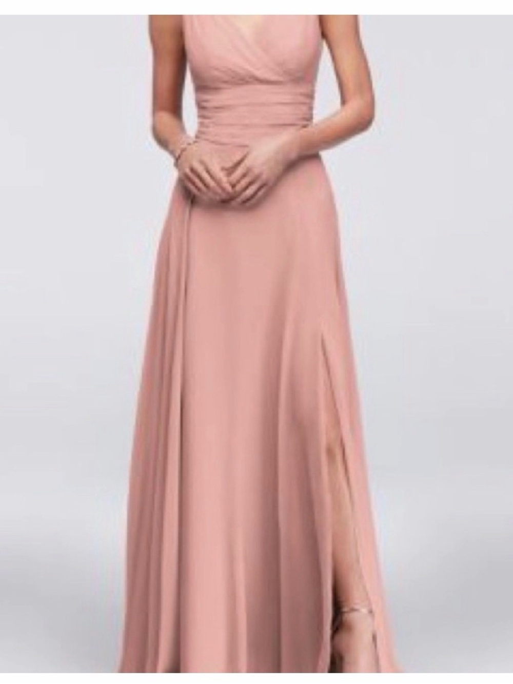Light Pink A Line Formal Dress